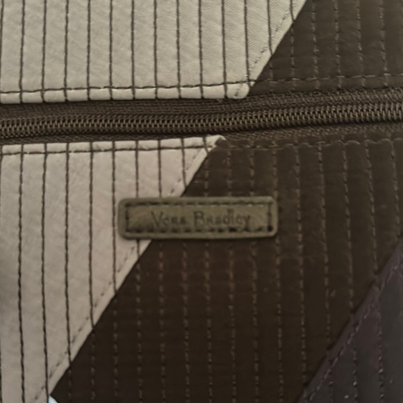 Vera Bradley Black, Light Blue and Gray Cloth Crossbody Bag - Picture 2 of 4